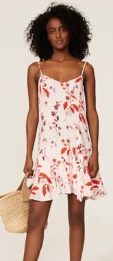 Thakoon Pink Leaf Tank Dress 8